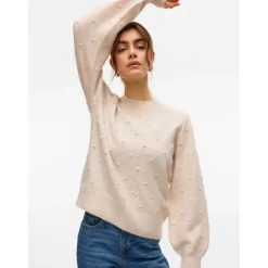 Vero moda dame strik VMFRANCESCA - Birch Melange