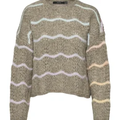 VERO MODA dame strik VMHATTY - Moon Rock W SPACE DYE