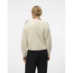 VERO MODA dame strik VMZORA - Birch W. CHOCOLATE TORTE STITCH