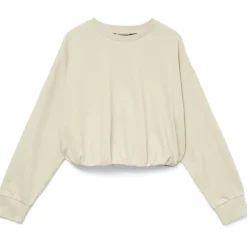 VERO MODA DAME SWEATSHIRT VMVIANA - Oatmeal