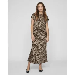 VERO MODA dame top VIELLETTE - Caramel Café LEO