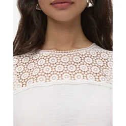 VERO MODA dame top VMALVA - Cloud Dancer