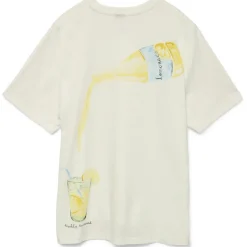 VERO MODA DAME TOP VMAYA CATY - Snow White Lemonade