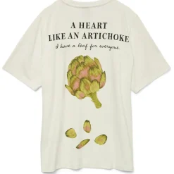 VERO MODA DAME TOP VMAYA CATY - Snow White Artichoke