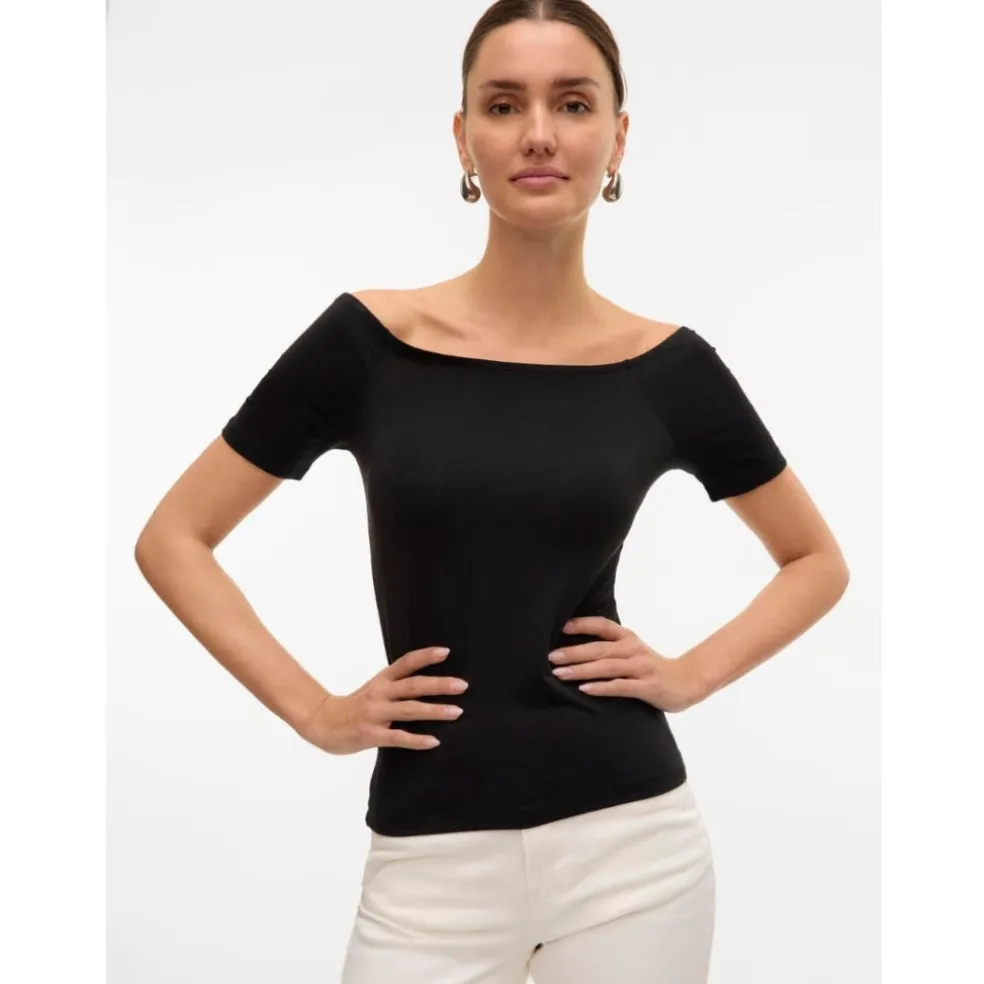 VERO MODA dame top VMFIONA - Black