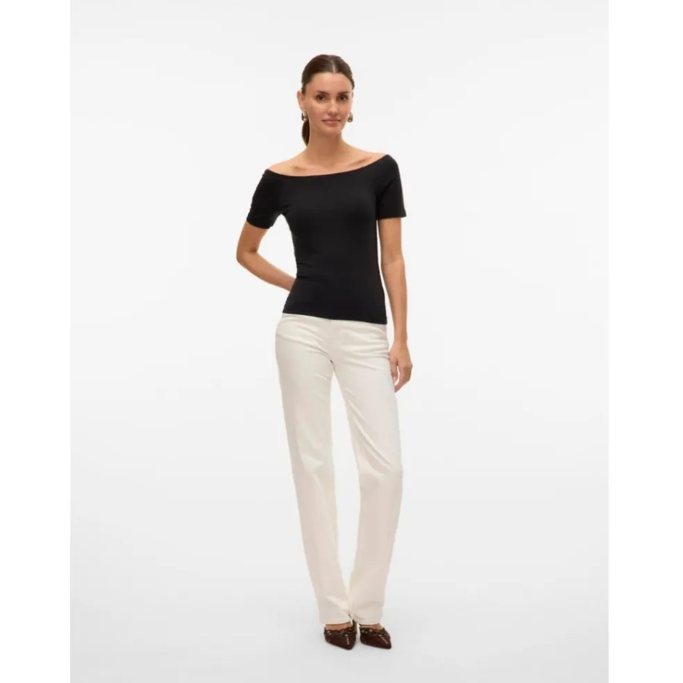 VERO MODA dame top VMFIONA - Black