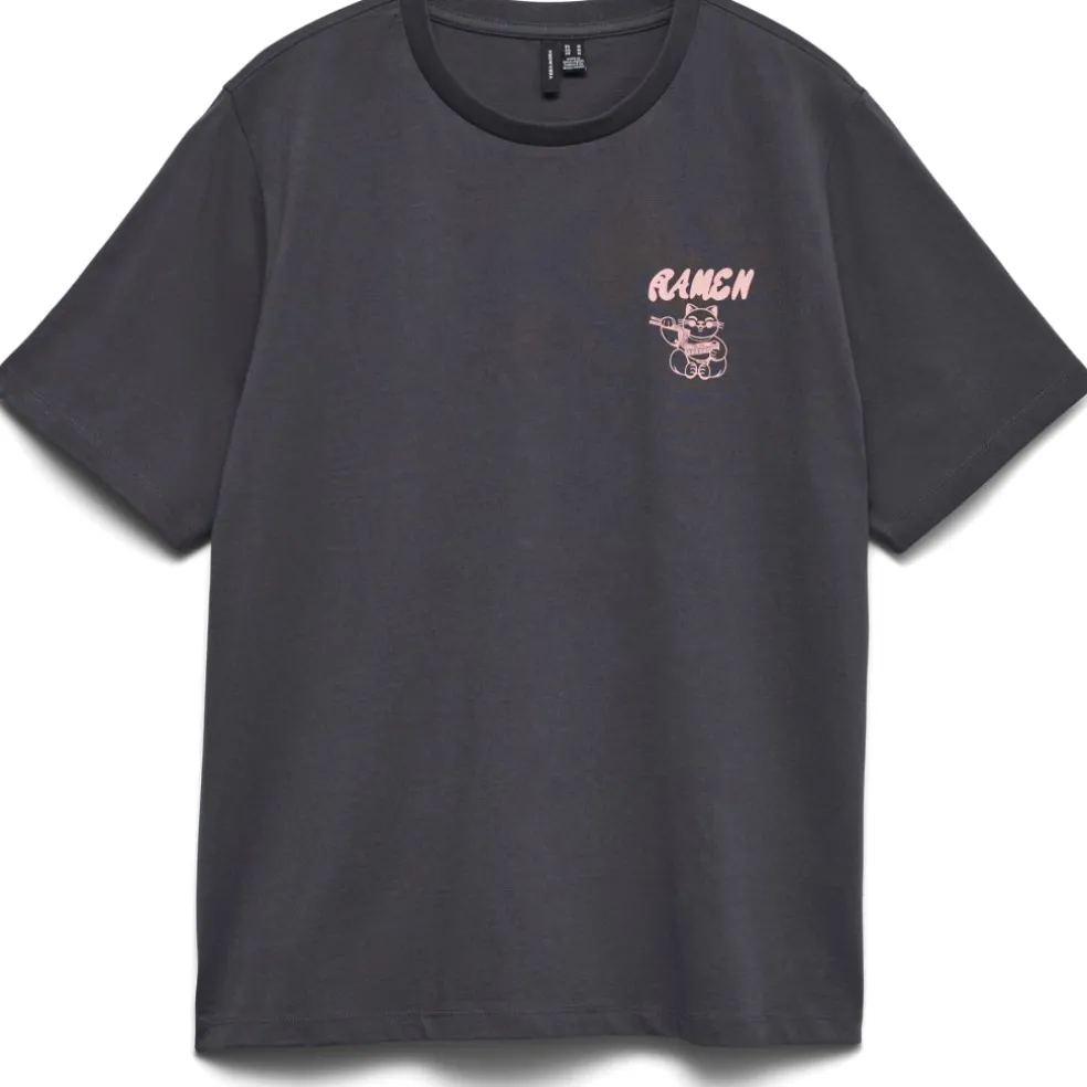 VERO MODA Dame Top VMLilje - Asphalt Ramen