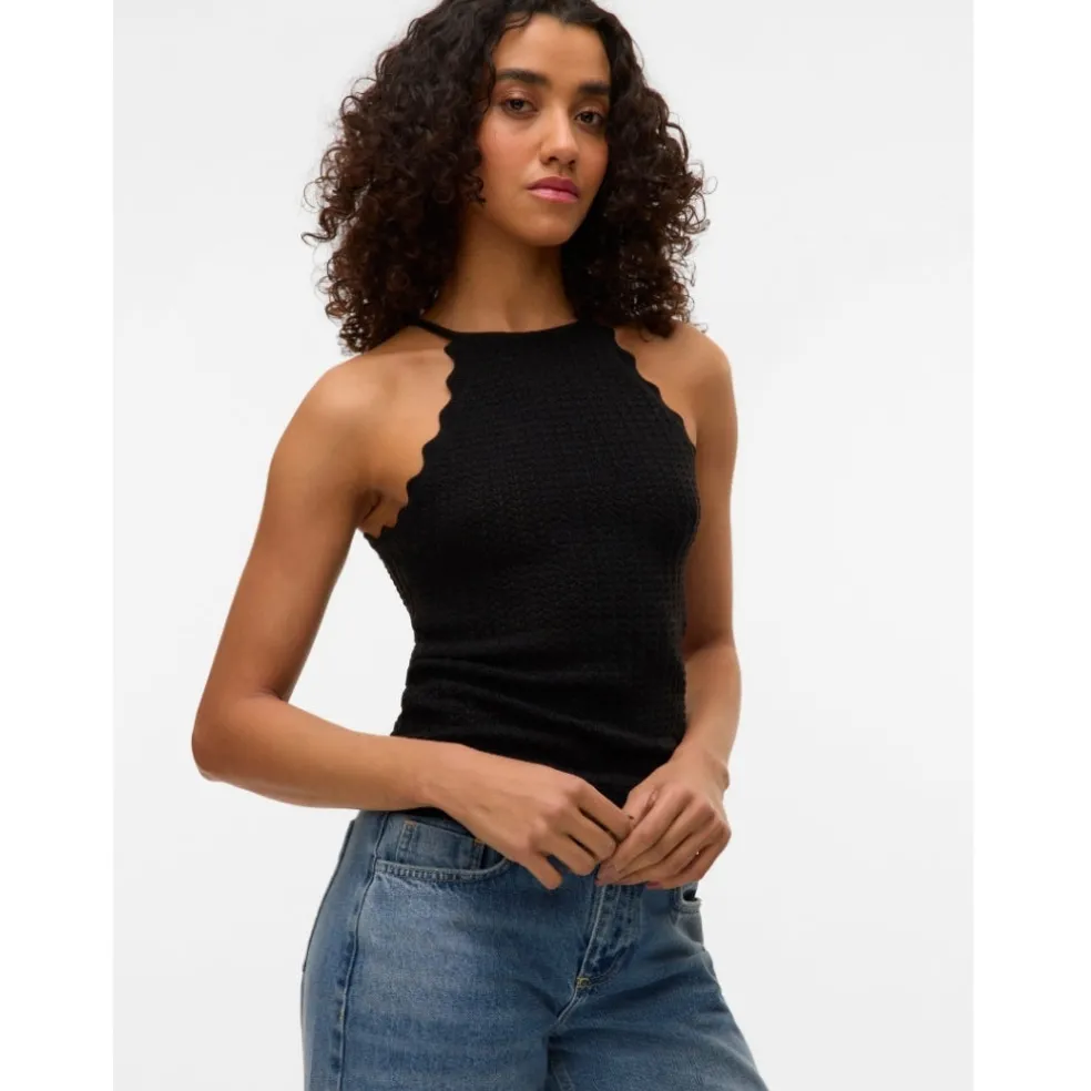 VERO MODA dame top VMPANAMA - Black