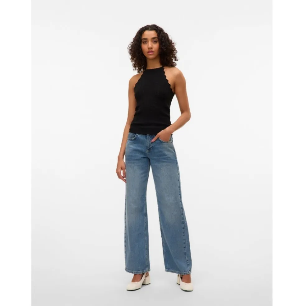 VERO MODA dame top VMPANAMA - Black