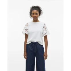VERO MODA dame top VMPANNA - Snow white