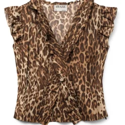 VERO MODA DAME TOP VMROXANNE - ermine nila print