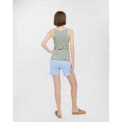 Vero Moda dame top VMSAILOR - Laurel Wreath SNOW WHITE