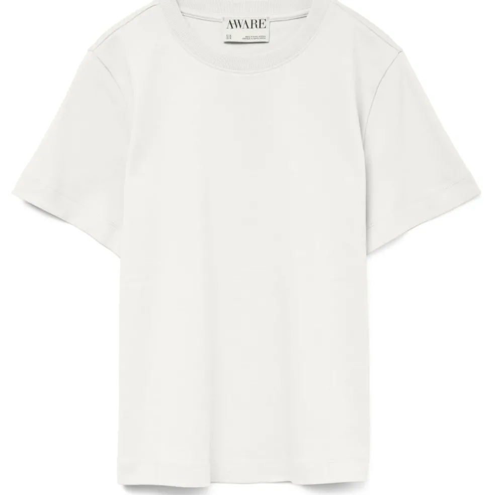 Vero Moda dame t-shirt AWNAIMA - Snow white