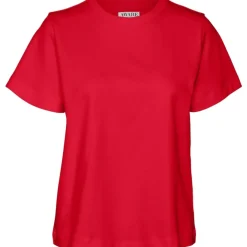 Vero Moda dame t-shirt AWNAIMA - Racing Red