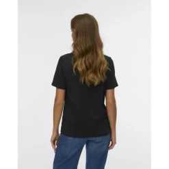 Vero moda dame t-shirt VMPAULINA - Black