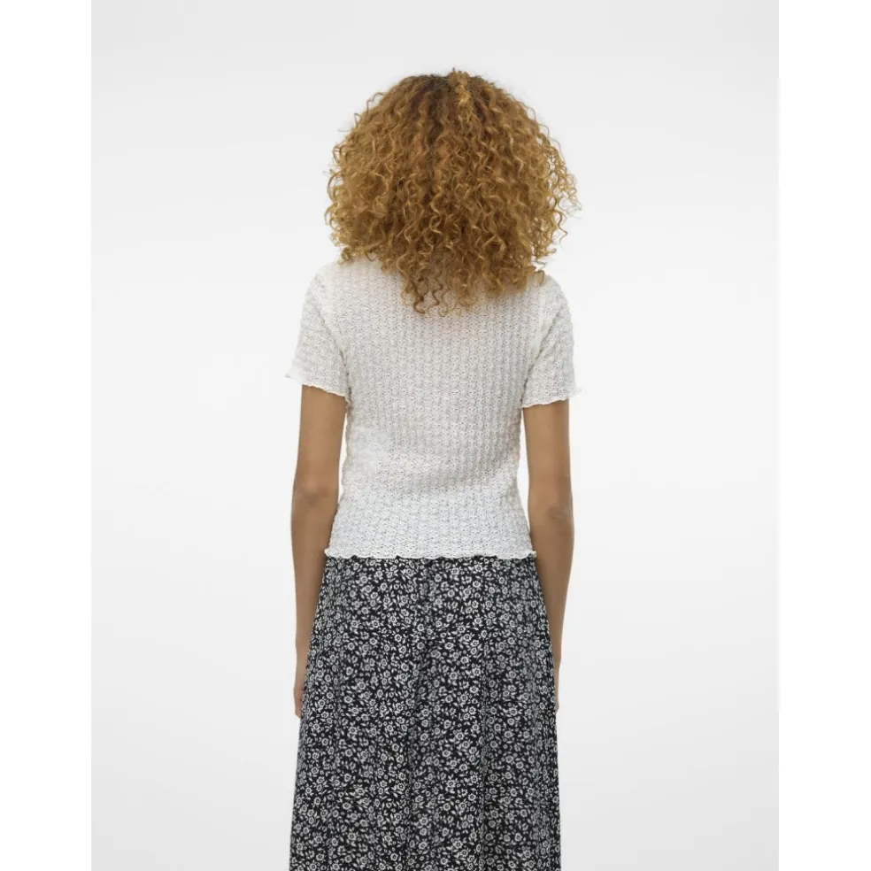 VERO MODA dame t-shirt VMSHELBY - Snow white
