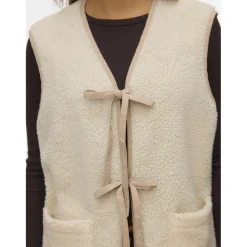 Vero Moda dame vest VMCLEO - Oatmeal