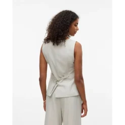 VERO MODA DAME VEST VMMIKELA - Birch Melange