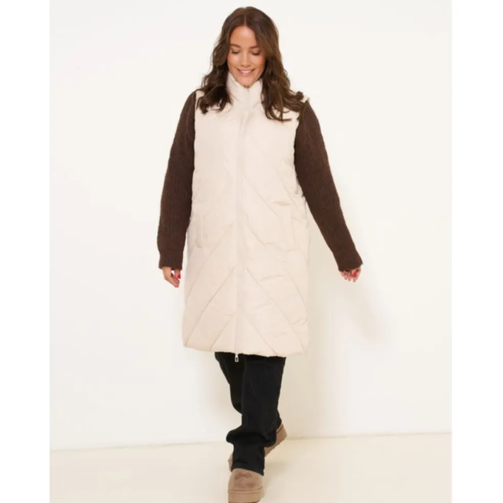 Vero Moda dame vest VMMILLAS - Oatmeal