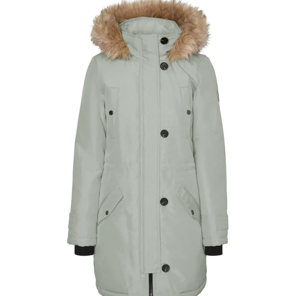 Vero Moda dame vinterjakke VMEXCURSIONEXPEDITION - Mineral Gray