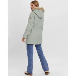 Vero Moda dame vinterjakke VMEXCURSIONEXPEDITION - Mineral Gray