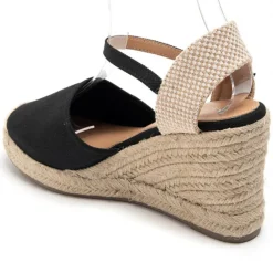 Vicca Dame plateau sandal 5982 - Black