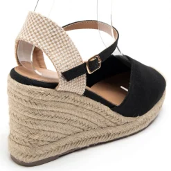 Vicca Dame plateau sandal 5982 - Black