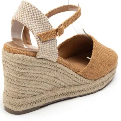 Vicca Dame plateau sandal 5982 - Camel