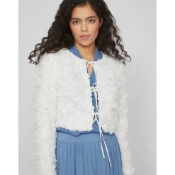 VILA dame bluse VIFLORELLA - Cloud Dancer