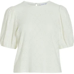 VILA dame bluse VIKALLY - Optical Snow