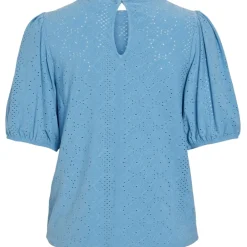 VILA dame bluse VIKALLY - Blissful Blue