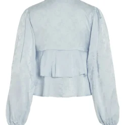 VILA dame bluse VIMALUNA - Kentucky blue