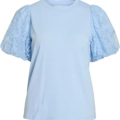 VILA dame bluse VISIMONIA - Kentucky blue
