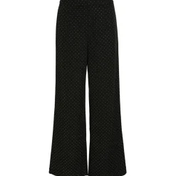 VILA dame bukser VISIMILETTA - Black Beauty