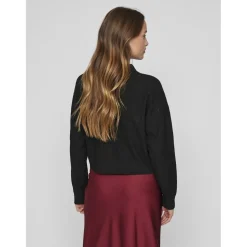 VILA dame cardigan VIJULISA - Black Beauty