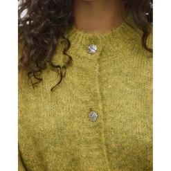 VILA Dame Cardigan VIMARLEY - Green Envy