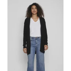 VILA dame cardigan VIRIL - Black