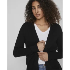 VILA dame cardigan VIRIL - Black