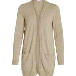 VILA dame cardigan VIRIL - Natural MELANGE