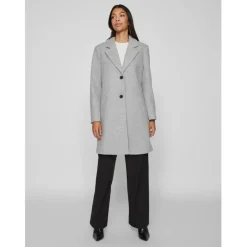 VILA DAME JAKKE VICLAUDIA - Light Grey Melange
