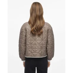 VILA dame jakke VISILLA - Mountain Trail BIRCH EDGE CROCHET