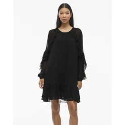 Vila dame kjole VIBINNA - Black Beauty