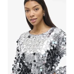 VILA Dame Kjole VICHAYA - Silver