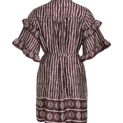 VILA dame kjole VIKAVAS - Fig Birch