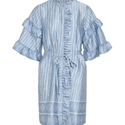 VILA dame kjole VIKAVAS - Kentucky blue