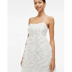 VILA dame kjole VILEONORA - Cloud Dancer