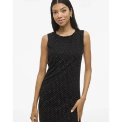 VILA Dame Kjole VIMINNA - Black Beauty