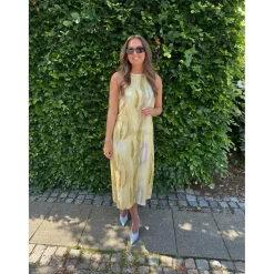 VILA DAME KJOLE VIMURINA - pale banana