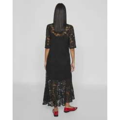 VILA dame kjole VINALINA - Black