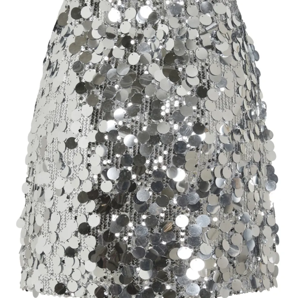 Vila dame nederdel VICHAYA - Silver